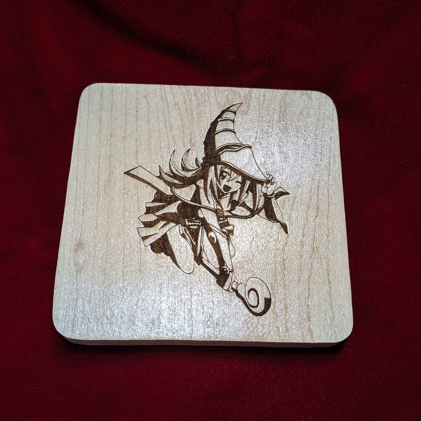 Yugioh! Dark Magician Girl On Wand Coaster