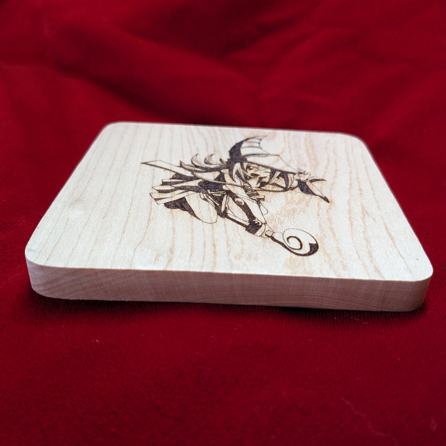Yugioh! Dark Magician Girl On Wand Coaster