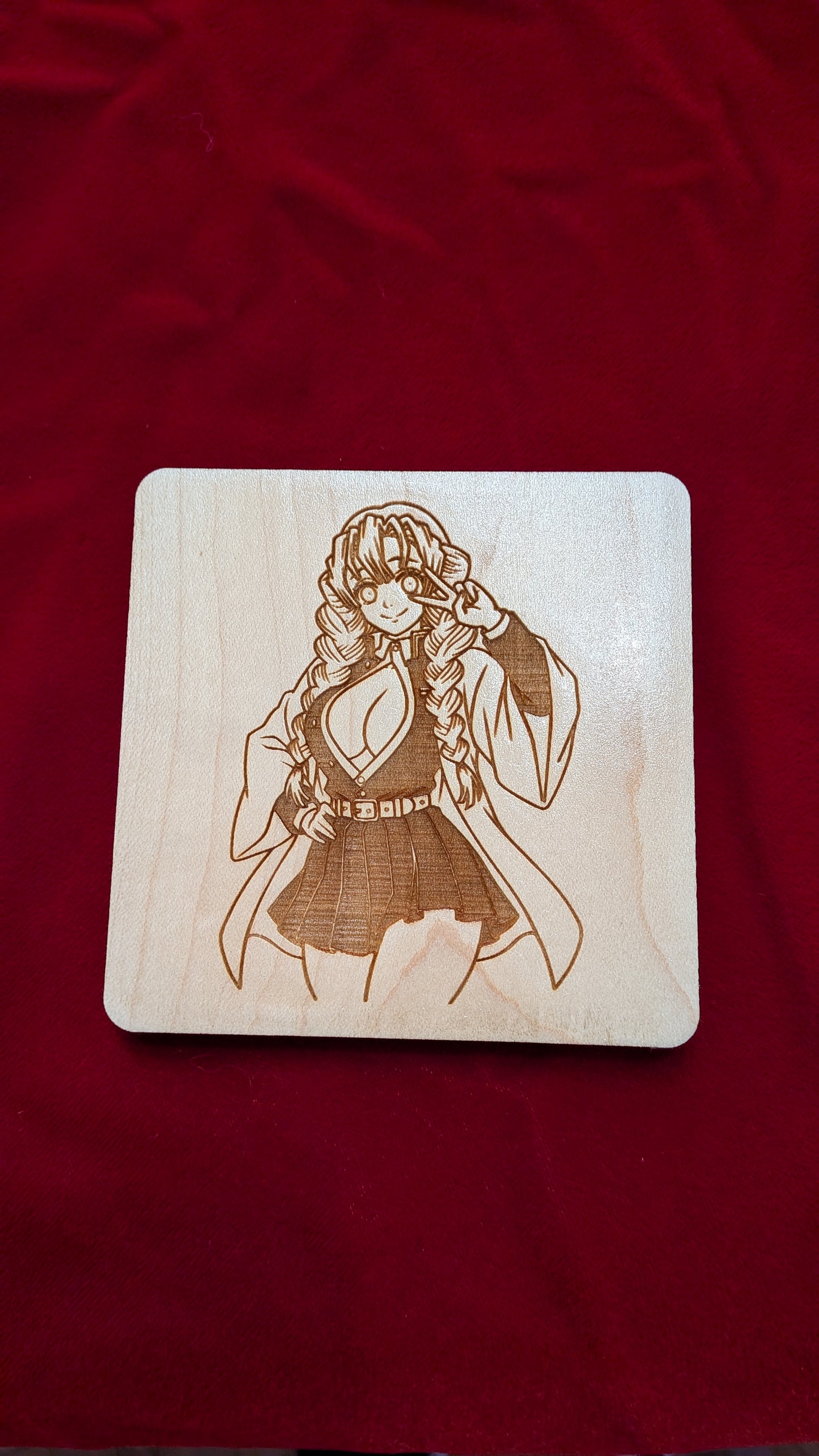 Mitsuri SFW moonbrush.arts Collab Coaster