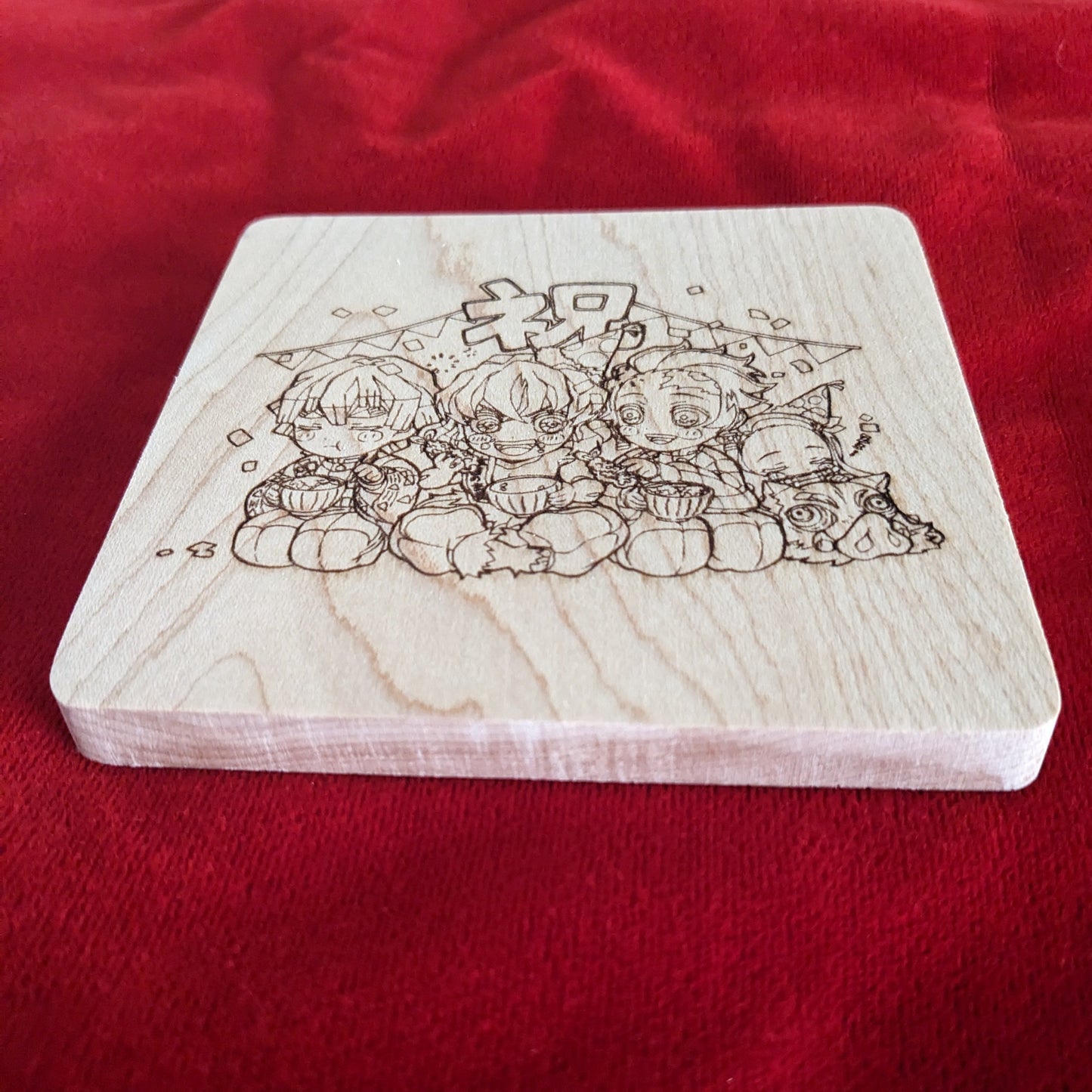 Chibi Demon Slayer Coaster Scene 4