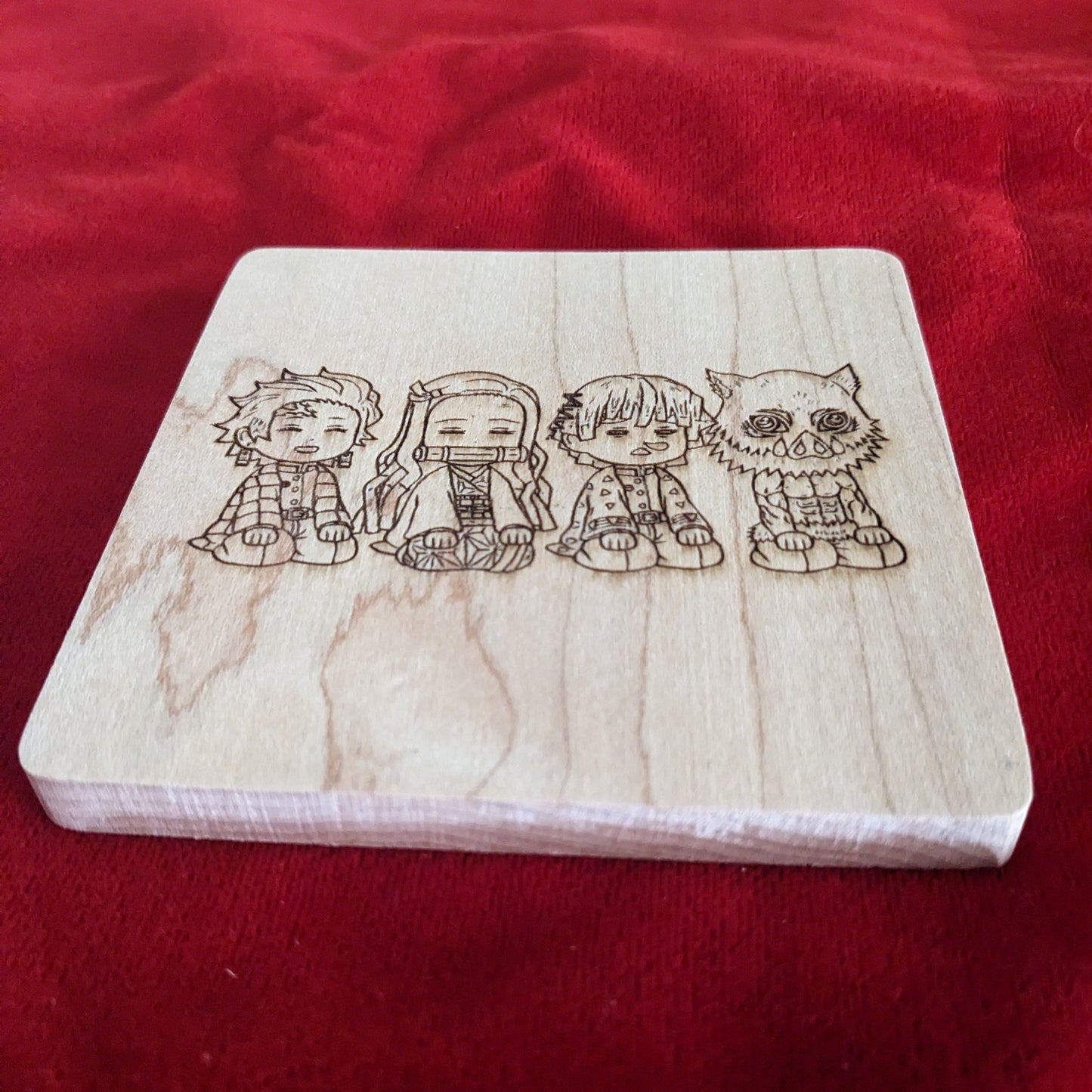 Chibi Demon Slayer Coaster Scene 2