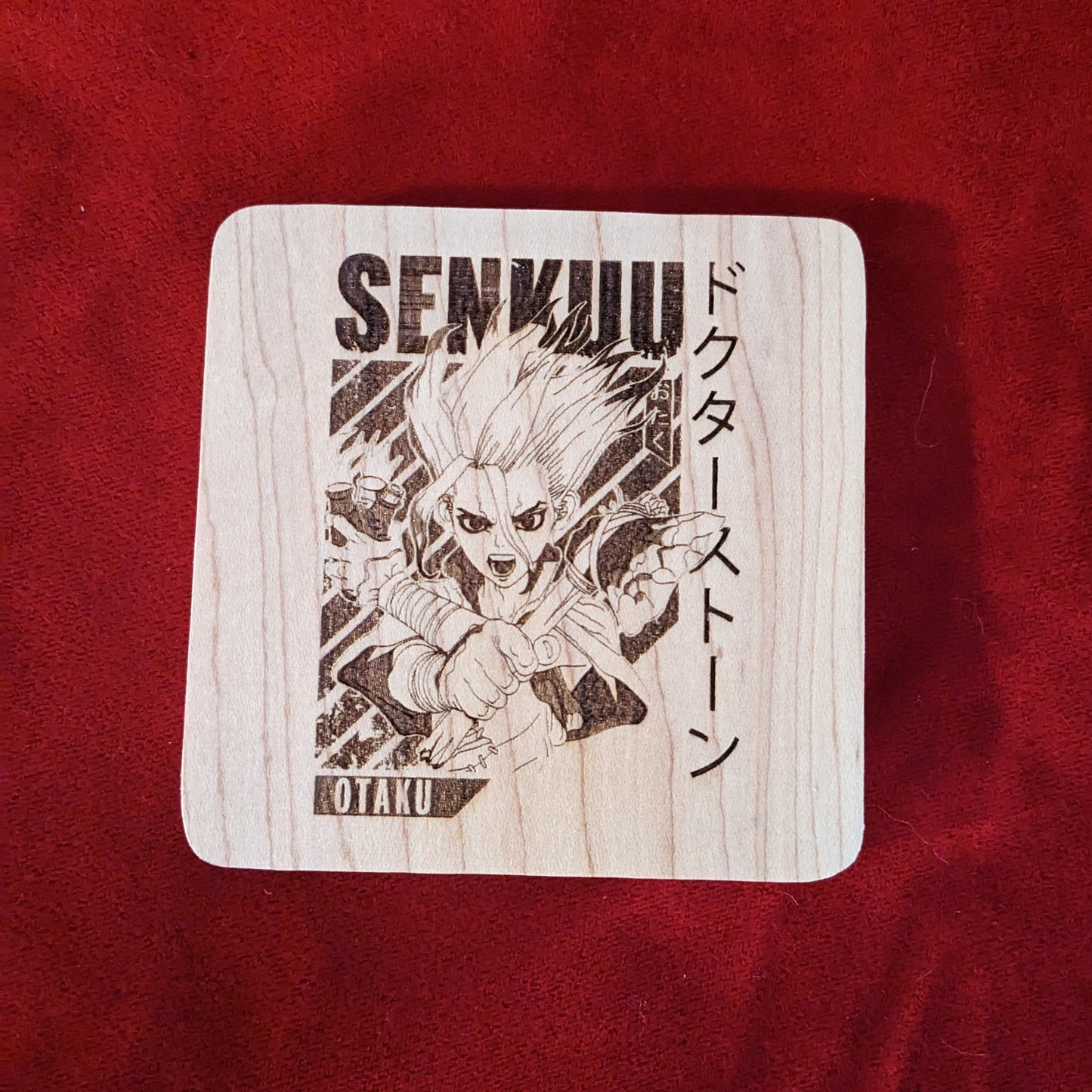 Dr. Stone Senku Coaster