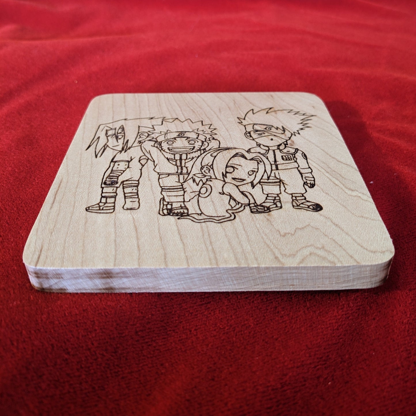 Chibi Team 7 Coaster