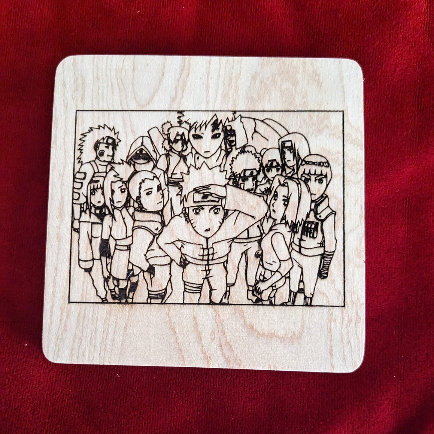 Naruto x Friends Coaster