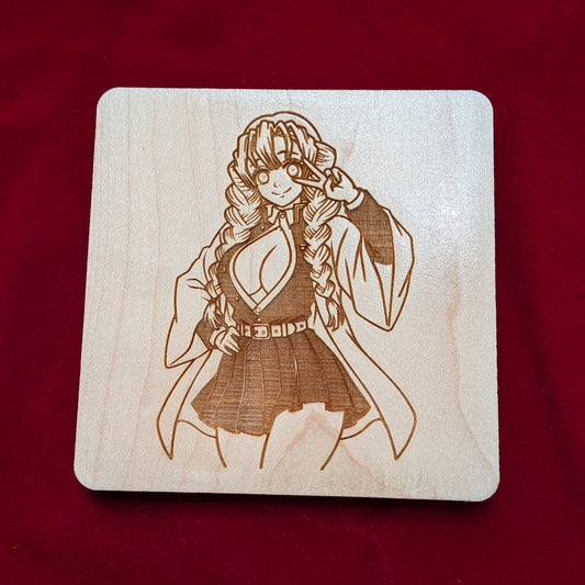 Mitsuri SFW moonbrush.arts Collab Coaster