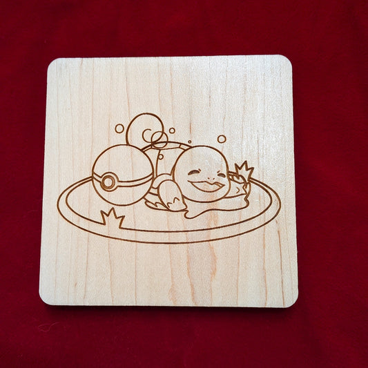 Squirtle ZelWing Zenith Collab Coaster
