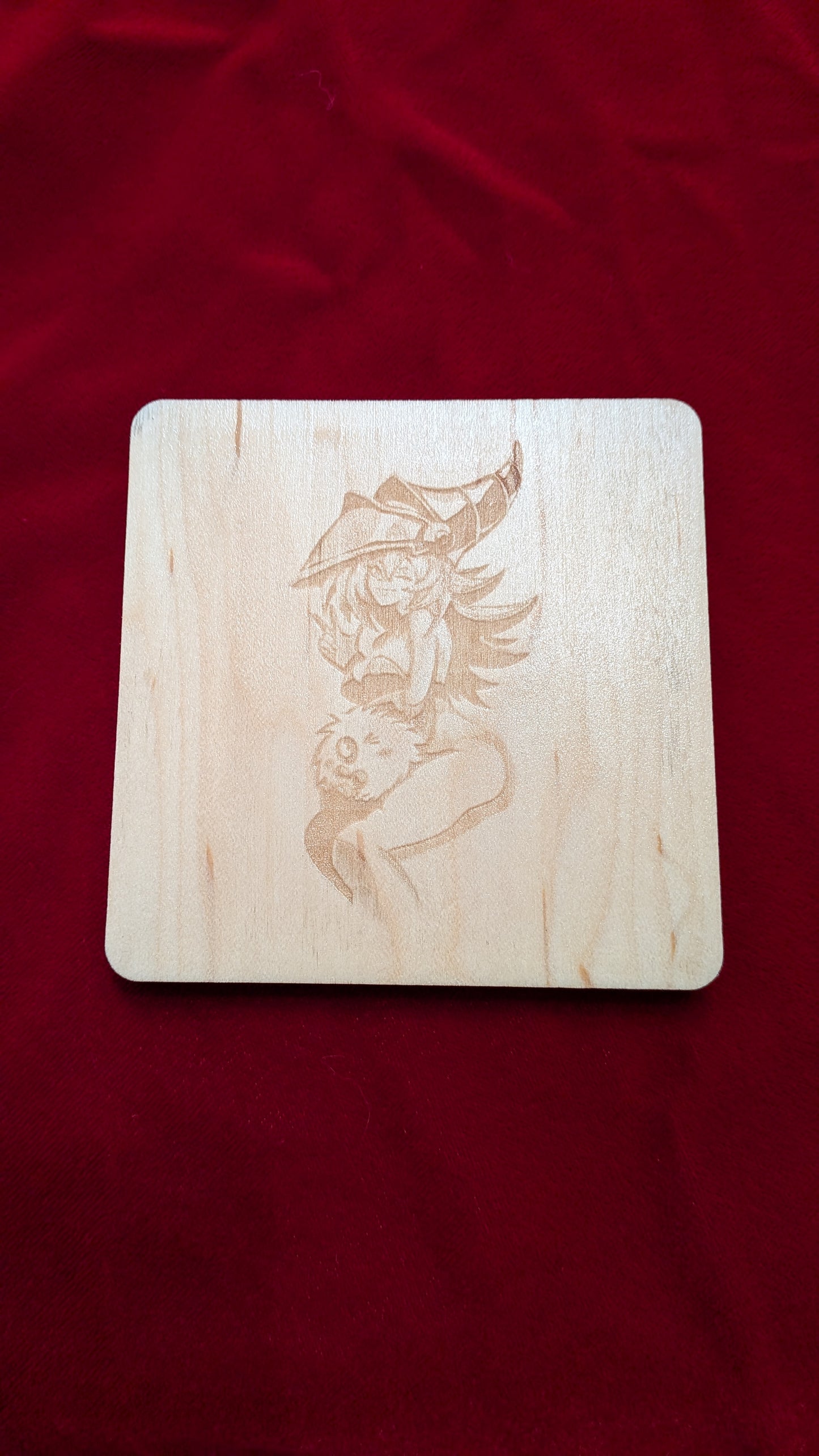 Dark Magician Girl SFW Sad Loser Robot Collab Coaster