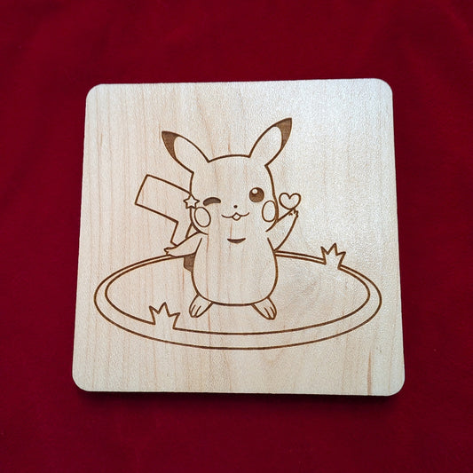 Pikachu ZelWing Zenith Collab Coaster