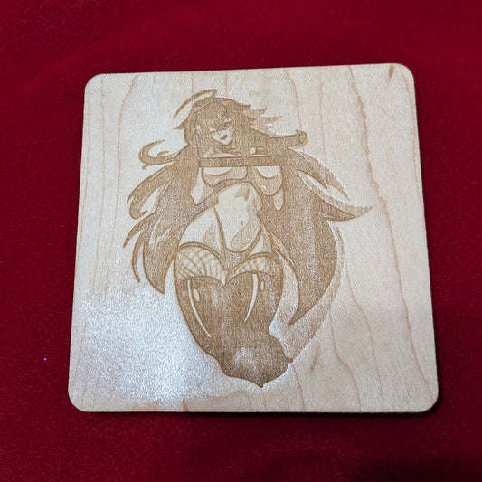 Rias SFW Sad Loser Robot Collab Coaster