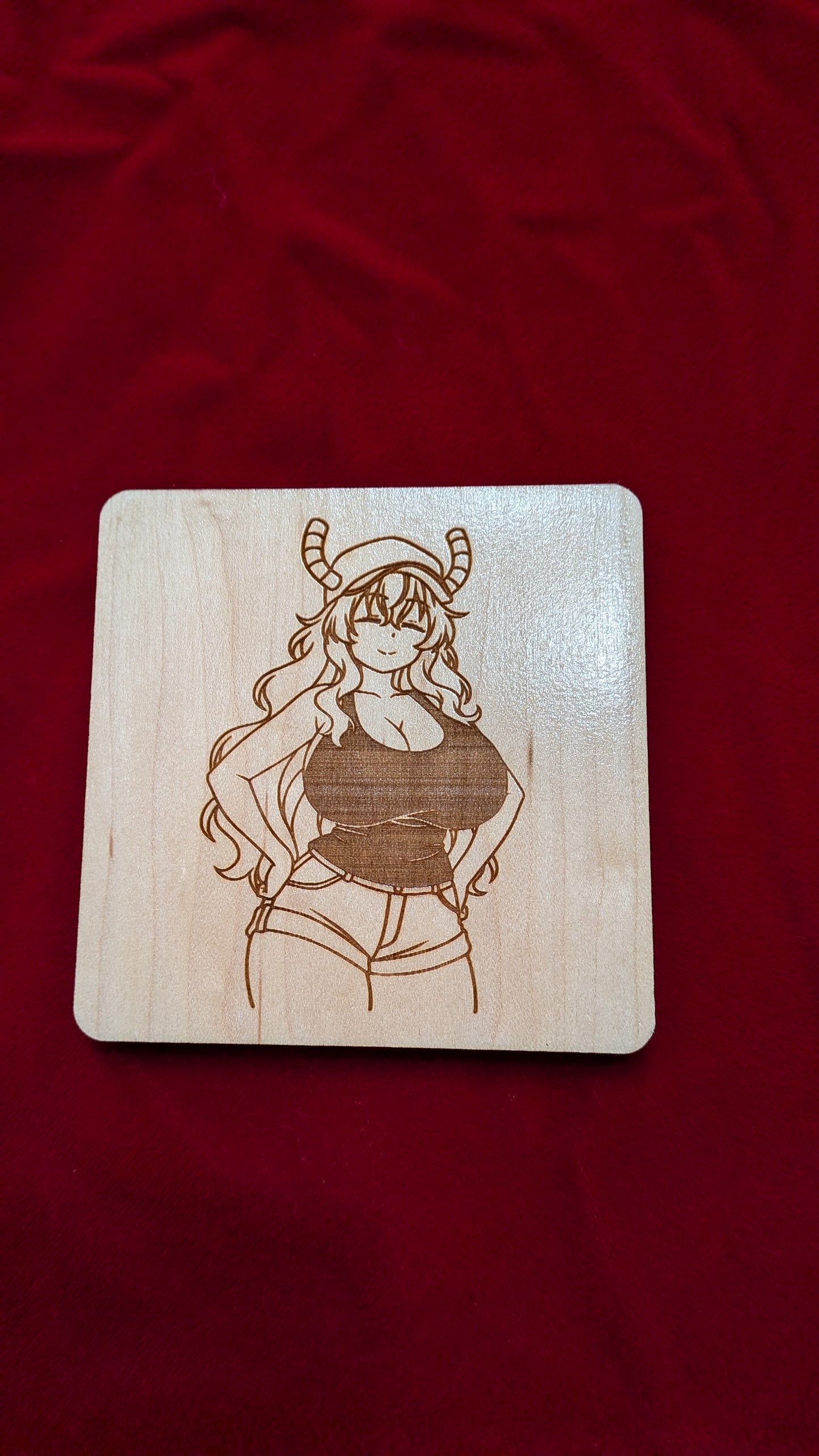 Lucoa SFW moonbrush.arts Collab Coaster
