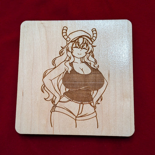 Lucoa SFW moonbrush.arts Collab Coaster