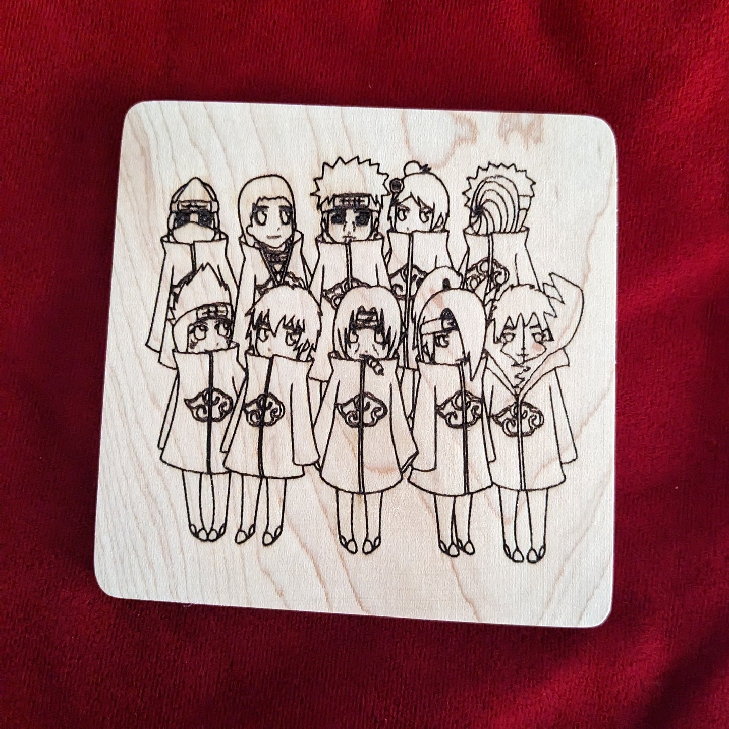 Chibi Akatsuki Coaster